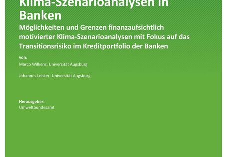 Cover von 2023-04-24_TEXTE_65-2023_Klima-Szenarioanalysen-in-Banken
