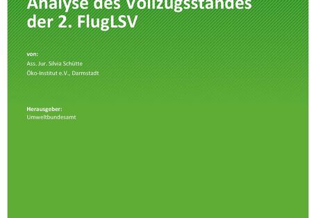 Cover des Berichts "Analyse des Vollzugsstandes der 2. FlugLSV"