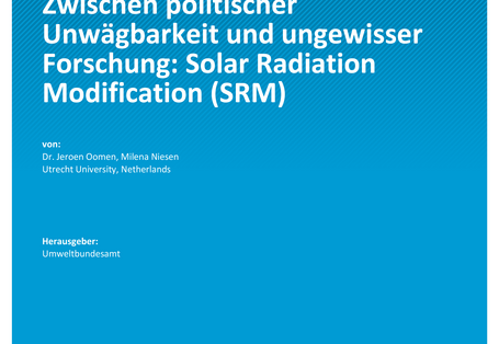 Cover des Berichts "Zwischen politischer Unwägbarkeit und ungewisser Forschung"