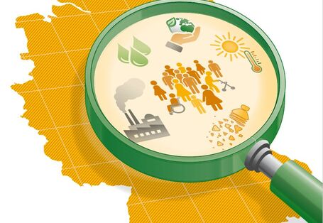 Titelblatt der Umweltbewusstseinsstudie 2024