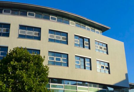 A view of the National Centre for Environmental and Nature Conservation Information in Merseburg