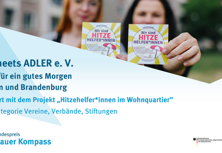 Das Grafik zeigt das nominierte Projekt des Bär meets Adler e.V..