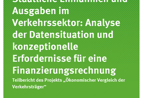 Cover der Publikation Texte 116/2017 Staatliche Einnahmen und Ausgaben im Verkehrssektor: Analyse der Datensituation und konzeptionelle Erfordernisse für eine Finanzierungsrechnung