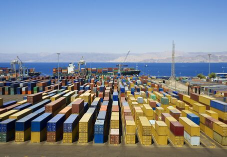 Container im Hafen
