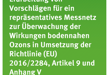 Cover der Publikation Texte 114/2018 Erarbeitung von Vorschlägen für ein repräsentatives Messnetz zur Überwachung der Wirkungen bodennahen Ozons in Umsetzung der Richtlinie (EU) 2016/2284, Artikel 9 und Anhang V