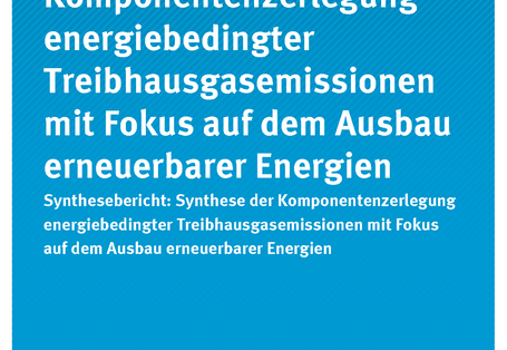 Cover der Publikation CLIMATE CHANGE 06/2019 Komponentenzerlegung energiebedingter Treibhausgasemissionen mit Fokus auf dem Ausbau erneuerbarer Energien