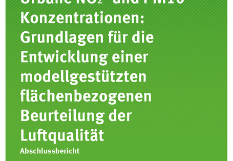 Cover der Publikation TEXTE 68/2019 Urbane NO2- und PM10-Konzentrationen: Grundlagen für die Entwicklung einer modellgestützten flächenbezogenen Beurteilung der Luftqualität