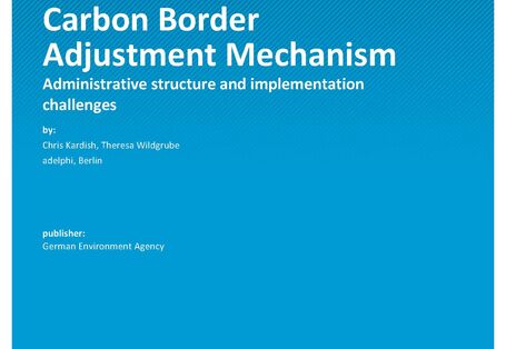 Cover of publication CC 21/2022 Carbon Border Adjustment Mechanism