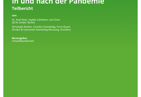 Cover des TEXTE-Bandes 91/2022 Weiterentwicklung des ÖPNV in und nach der Pandemie