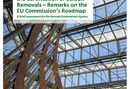 Cover of SOP Regulatory Framework for the Certification of Carbon Removals – Remarks on the EU Commission’s Roadmap