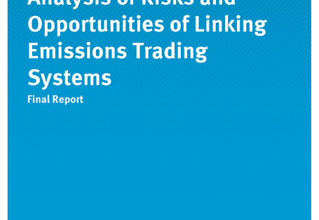 Cover of publication Climate Change 07/2018 Analysis of Risks and Opportunities of Linking Emissions Trading Systems