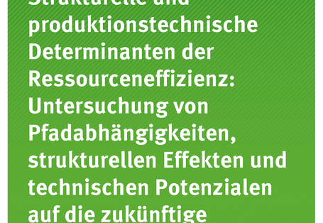 Cover der Publikation Texte 29/2018 Strukturelle und produktionstechnische Determinanten der Ressourceneffizienz: Untersuchung von Pfadabhängigkeiten, strukturellen Effekten und technischen Potenzialen auf die zukünftige Entwicklung der Rohstoffproduktivität (DeteRess)
