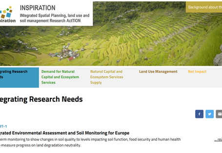 Screenshot der INSPIRATION Website