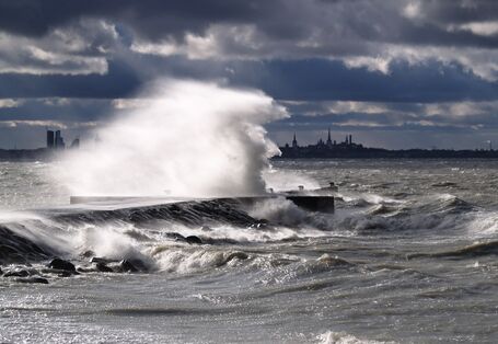 stormy sea
