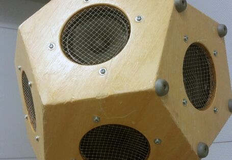 Der Dodekaeder – ein Lautsprechersystem mit zwölf Flächen und Lautsprechern