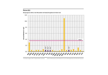 Hormonell wirksamer Stoff Östron
