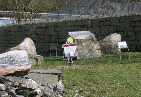 Detailansicht des Hofer Stadtmodells