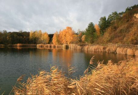 Blick auf dem Boden-Geo-Pfad