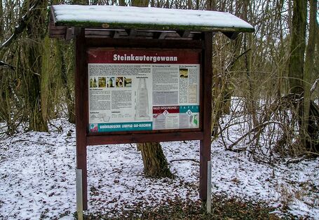 Tafel Steinkautergewann: Historischer Kalksteinabbau