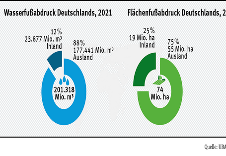 Wasser- und Flächenfußabdruck (Nexus)