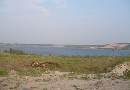 Opencut mining residual hole