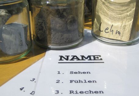 Photo of soils in a glas.