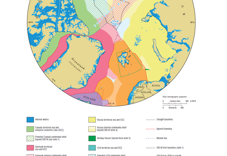 Gebietsansprüche Arktis