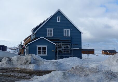 Deutsch-französische Koldewey-Station in Ny Alesund (Spitzbergen)