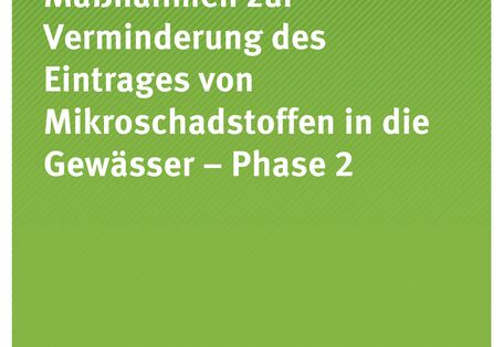 Maßnahmen zur Verminderung des Eintrages von Mikroschadstoffen in die Gewässer – Phase 2