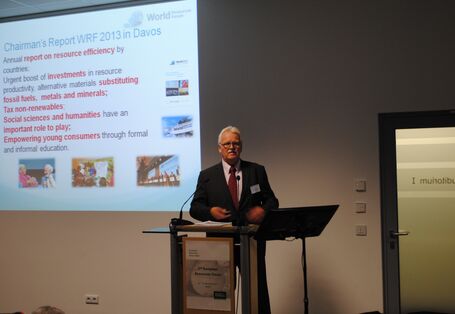 Xaver Edelmann, President, World Resources Forum, Switzerland