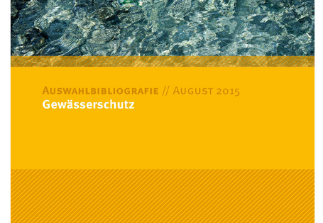 Cover Auswahlbibliografie Gewässerschutz