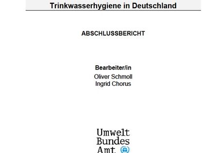 Cover Konsequenzen der neuen WHO-Trinkwasserleitlinien 