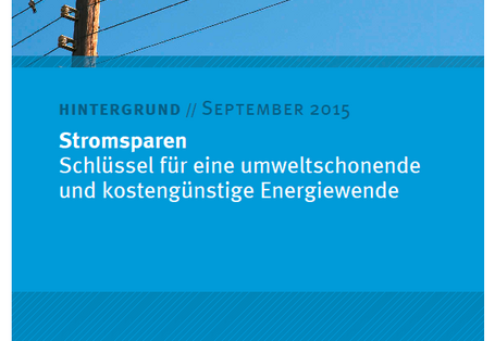 Cover Hintergrundpapier Stromsparen