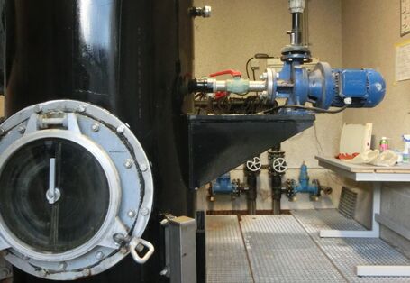 Das UBA in Berlin-Marienfelde: Abwasserzugang-Siebanlage