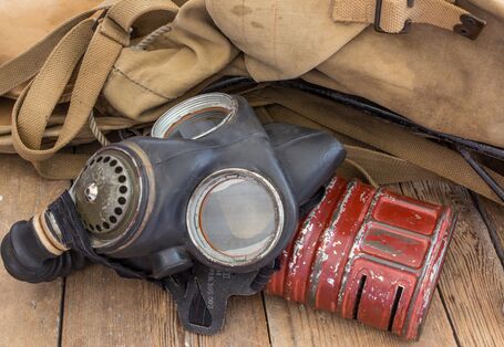 Gasmaske mit Filter