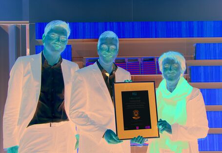 Michael Kusche, Produktionsleitung Reclam Verlag, Dr. Wolfgang Kattanek, Geschäftsführer Reclam und Maria Krautzberger, Präsidentin Umweltbundesamt