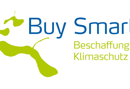 Logo des Projektes Buy smart+ Beschaffung und Klimaschutz