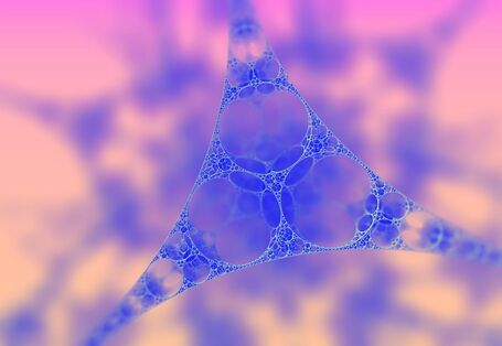 Mikroskopaufnahme eines Nanoteilchens.