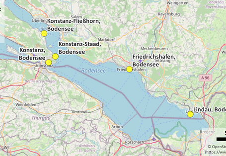 Kartenausschnitt Bodensee