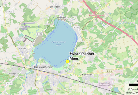 Kartenausschnitt Zwischenahner Meer