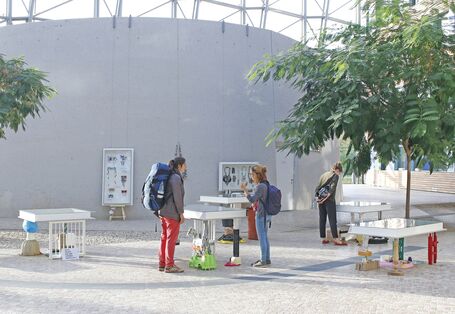 Ausstellung WERT/voll im Forum des UBA in Dessau-Roßlau