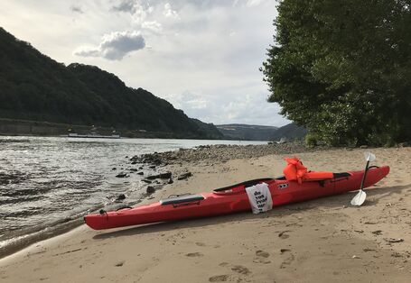 Kajak am Strand