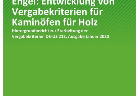 Cover_TEXTE_152-2020_Umweltzeichen Blauer Engel Entwicklung von Vergabekriterien für Kaminöfen für Holz