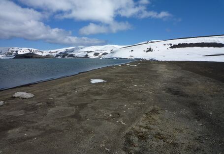 Black sand is a sign of the rock's volcanic origin