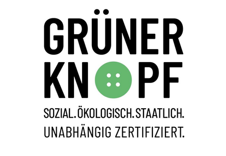 Siegel Grüner Knopf für Textilien