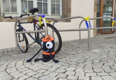 Kennzeichnung von Fahrradbügeln 