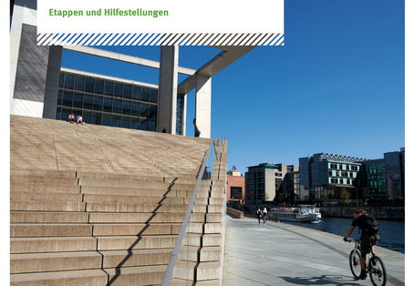 Titelbild der Fachbroschüre Der Weg zur treibhausgasneutralen: Etappen und Hilfestellungen