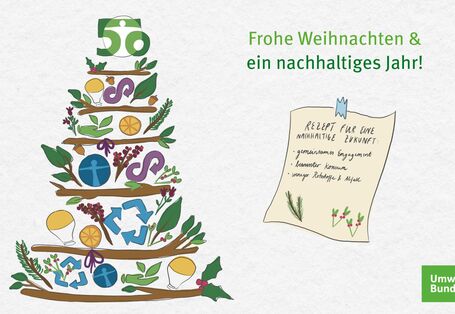 UBA-Weihnachtskarte für das Jahr 2023