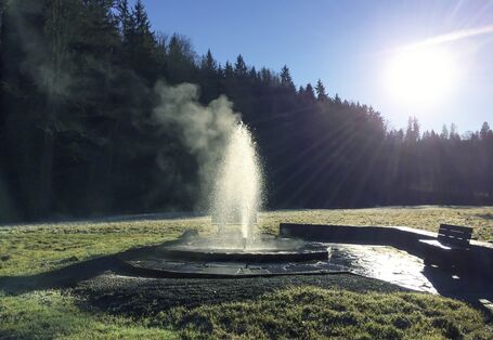 Ein Foto von der Thermalquelle Neumühle