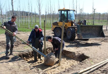 Wettbewerb Blauer Kompass stellt seine Bewerber vor, damit abgestimmt werden kann, welches Projekt gewinnt. Hier ein Bilder der Universität Hamburg: Aufbau der Feldexperimente.
